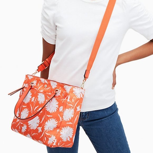 ♠️ Kate Spade Jae Wild Blossom Medium Satchel NWT - Picture 3 of 5